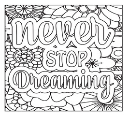 Motivational Quotes Coloring Pages For KDP