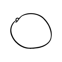 mango lineart illustration