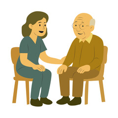 The image depicts a young female