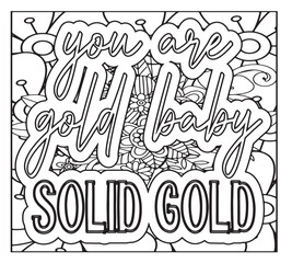 Motivational Quotes Coloring Pages For KDP