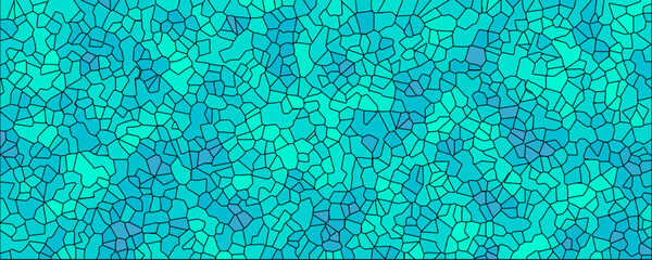 Intricate pattern of interlocking abstract polygons forming a cracked tile design

