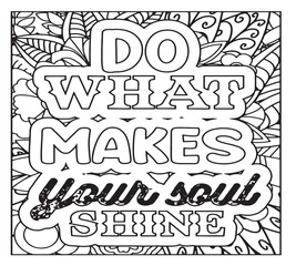 Motivational Quotes Coloring Pages For KDP