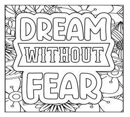 Motivational Quotes Coloring Pages For KDP