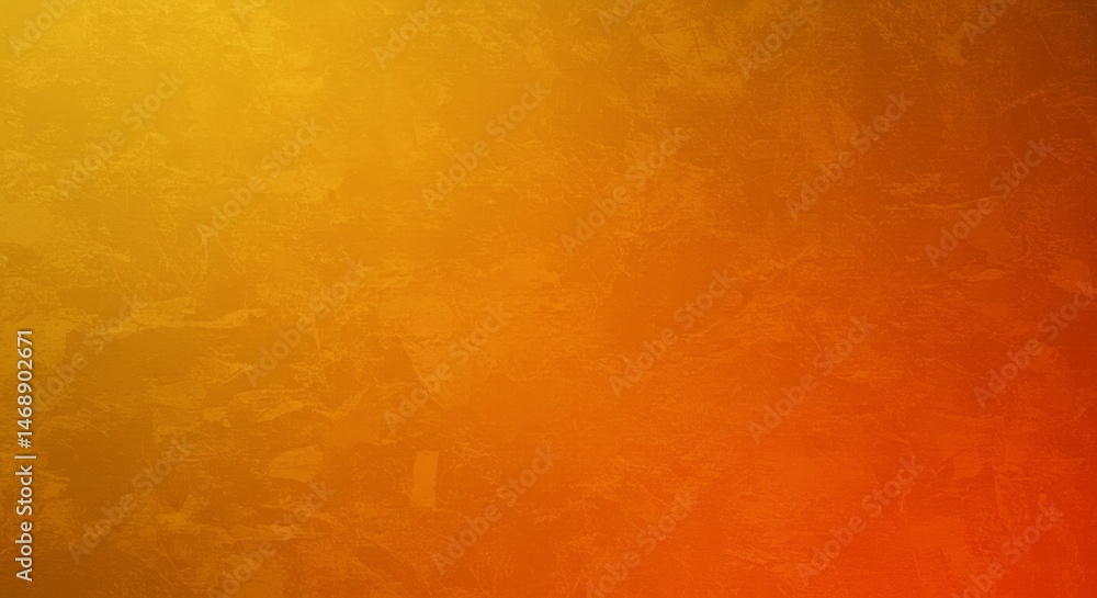 Poster abstract gradient background with mottled texture from yellow to orange