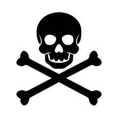 skull with crossed bones icon
