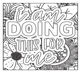 Motivational Quotes Coloring Pages For KDP