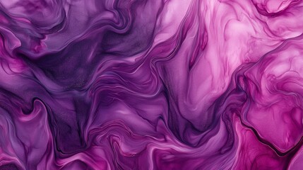 Obraz premium Vibrant abstract swirl of purple and pink hues blending seamlessly in a fluid design