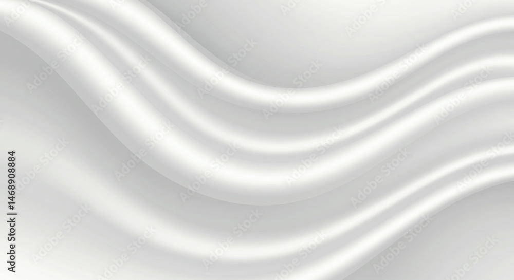 Poster elegant white silk background with soft folds and subtle highlights creating visual texture