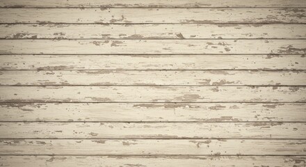 Naklejka premium Rustic charm: close-up on aged, weathered, white-painted wooden panels background