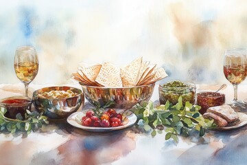 Silhouette of a vibrant still life with snacks and drinks, displaying colorful textures and inviting atmosphere for social gatherings