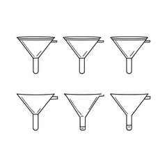Minimalist Elastic Funnel Concept for Graphic Design