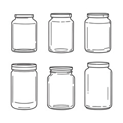 Modern Plastic Canister in Elegant Line Art Style