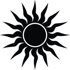 Sun Icon Vector Illustration