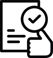 Approval Icon PNG – Check Mark Symbol for Verified or Accepted Status, Review Icon PNG, Thumbs Up Icon PNG, Quality Review Icon PNG – Star Rating or Feedback Symbol, Accepted Document Icon, 