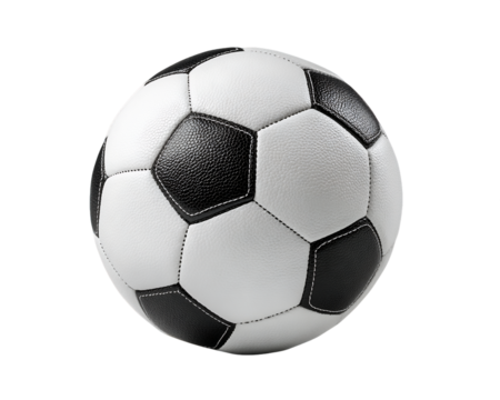 Frozen Soccer Ball on Transparent Background, PNG