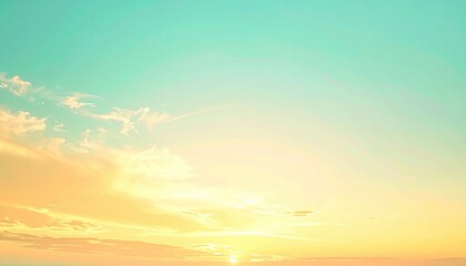 Sunrise over a serene landscape nature photography calm environment aesthetic viewpoint