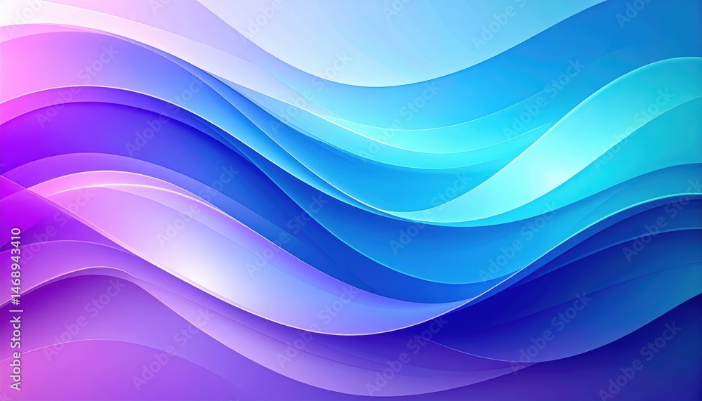 Poster fluid motion abstract waves digital art vibrant color gradient creative environment dynamic viewpoin