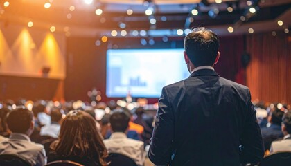Conference presentation event business venue audience engagement indoor setting professional viewpoint networking opportunities