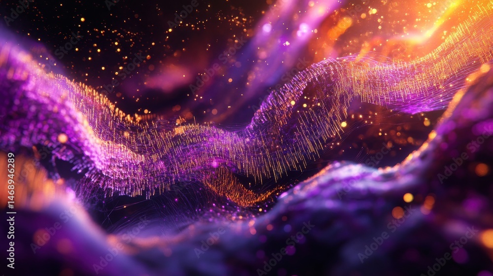 Aufkleber dynamic cyber big data flow: blockchain networks intersecting with ai technology and digital communi