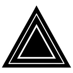 abstract triangle shape