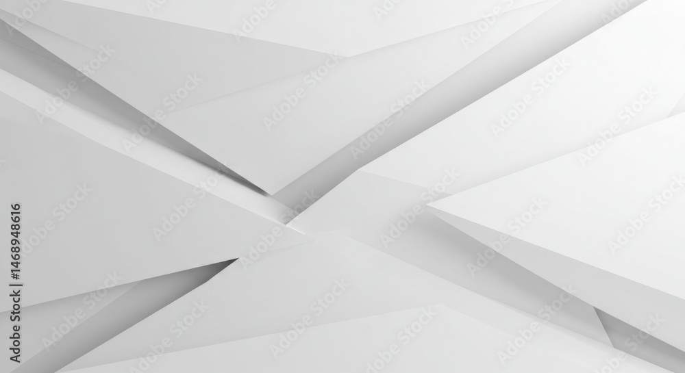 Poster monochrome interplay abstract background with geometric shapes and subtle shadows