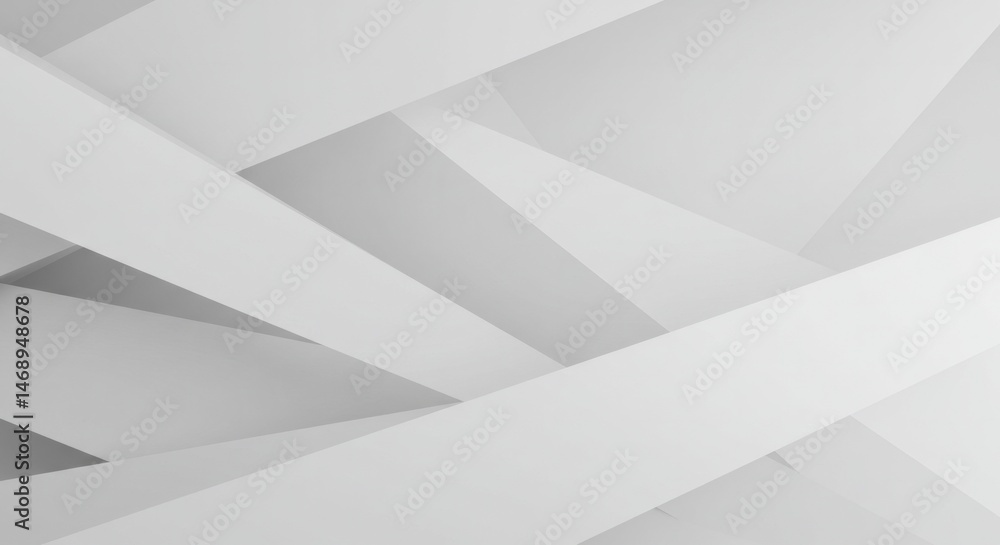 Poster intersecting planes of serene shades and geometric compositions for modern design