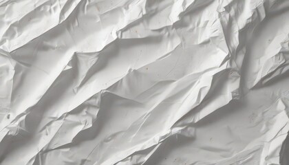 Fototapeta premium Textured white crumpled poster background Deep creases and wrinkles create a distressed effect , distressed, white crumpled paper, crumpled texture
