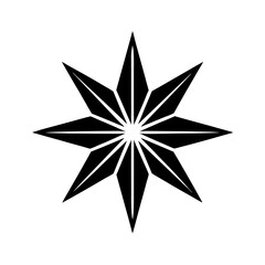 bright star icon vector illustration