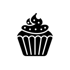 cupcake icon vector illustration