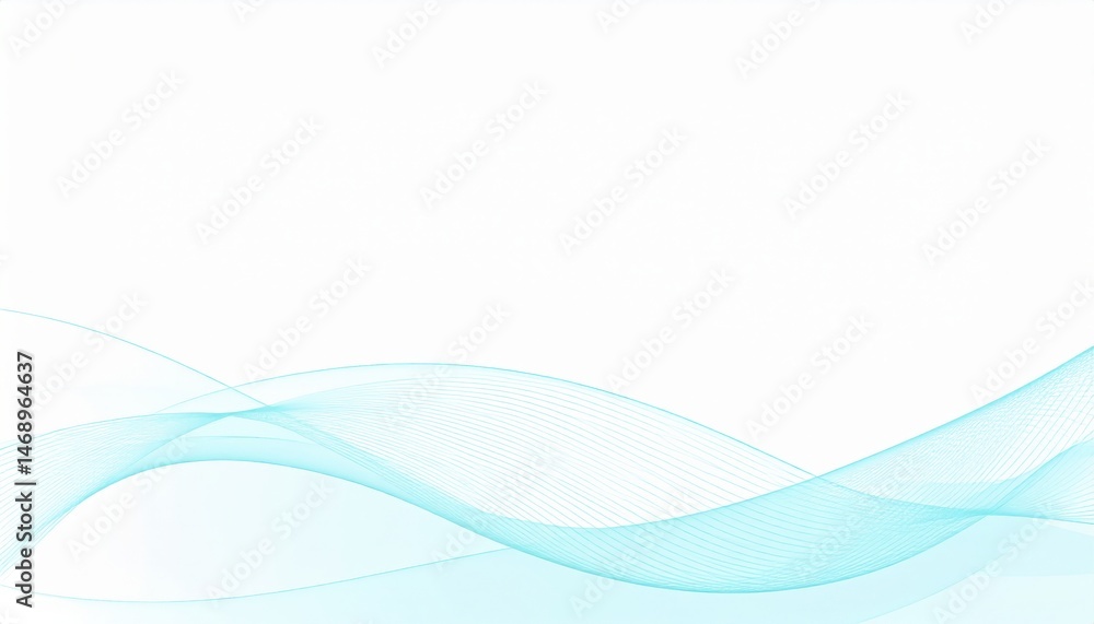 Aufkleber flowing water waves abstract background digital art tranquil environment smooth viewpoint serenity c