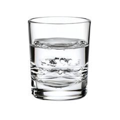 Clear glass of pure water perfectly presented for refreshing hydration, quenching thirst and promoting healthy living isolated on transparent background..