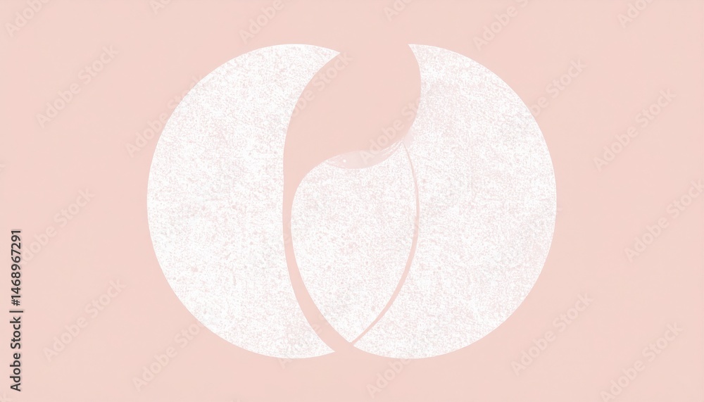 Poster abstract graphic design concept minimalist art style visual content soft color palette creative pers