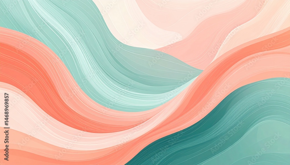 Poster fluid abstract waves digital artwork colorful patterns artistic environment aesthetic viewpoint mode