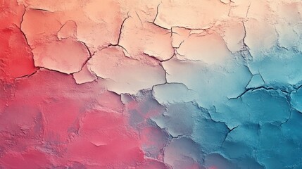 Obraz premium Cracked paint texture, gradient colors, abstract background, design element