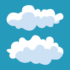 Blue sky with clouds