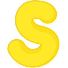 Colorful Neon Fun Font Alphabet