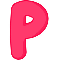 Colorful Neon Fun Font Alphabet