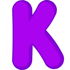 Colorful Neon Fun Font Alphabet