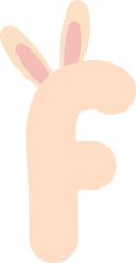 Easter Bunny Pastel Lowercase Font