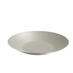 3d rendering The Charm of Grey Plates isolated on transparent background. Suitable for many purposes.