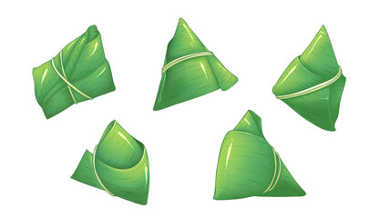 Obraz premium A collection of zongzi for the Dragon Boat Festival