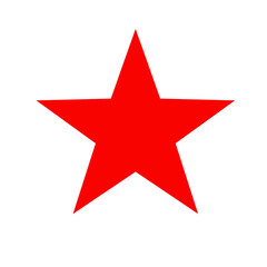 Red Star Icon Symbolizing Victory Day  