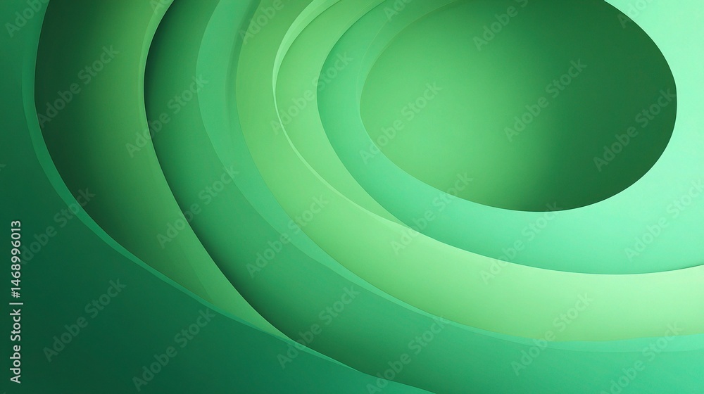 Poster soft green gradient abstract background for creative studio use