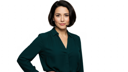 Confident woman portrait