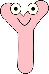 Cute Alphabet with Googly Eyes