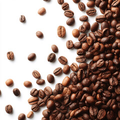 pile of coffee beans	