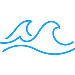 Obraz premium Simple Wave Line