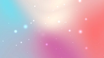 Pink blue and orange gradient background with white dots