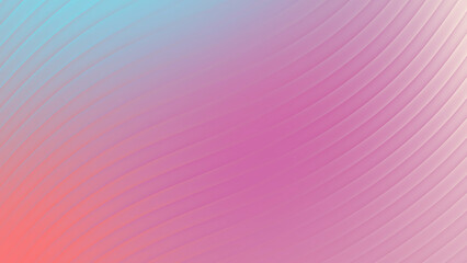 Vibrant Wavy Gradient Background with Pink Blue and Peach Colors