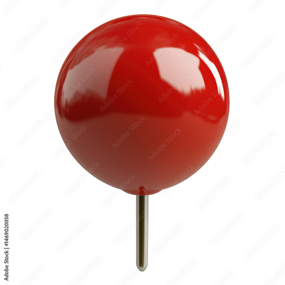 Poster a vibrant red lobok isolated on a white background, showcasing its unique shape and color for culina